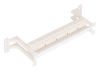 Настенный блок NIKOMAX 110 типа, 50 пар, с ногами и cъемной этикеткой, белый NMC-CB110-50L