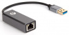 Кабель-переходник USB 3.0 (Am) --> LAN RJ-45 Ethernet 1000 Mbps, Aluminum Shell, VCOM <DU312M> DU312M