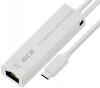 Greenconnect USB 3.1 Type C -> Ethernet RJ-45 F Lan Card + USB 2.0-разветвитель на 3 порта, сетевой адаптер, белый, GCR-UC2CL02 GCR-UC2CL02