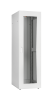 Напольный шкаф серии Lite 19", 18U, стеклянная дверь, Ш600хВ900хГ600мм, в разобранном виде, серый TFI-186060-GMMM-GY