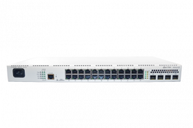Ethernet-коммутатор MES2324P,24 порта 10/100/1000 Base-T (PoE/PoE+),4 порта 10GBase-X (SFP+)/1000Bas MES2324P_AC