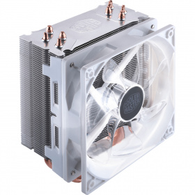 Кулер для процессора Cooler Master. Cooler Master CPU Cooler Hyper 212 LED White Edition, 600 - 1600 RPM, 150W, White LED fan, Full Socket Support