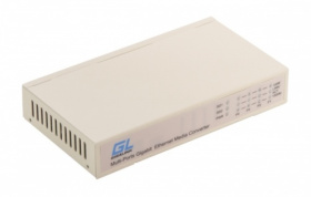Коммутатор GIGALINK, неуправляемый, 4 порта  1Гбит/с, 2 порта SFP 1 Гбит/с GL-SW-G012-04S