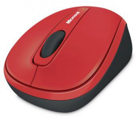 Мышь Microsoft. Microsoft Wireless Mobile Mouse 3500 Flame Red Gloss (1000dpi, BlueTrack™, FM, 3btn+Roll, 1xAA, nanoreceiver ) Retail