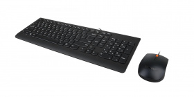 Комплект проводные клавиатура и мышь. Lenovo. Lenovo Essential Wired Keyboard and Mouse Combo