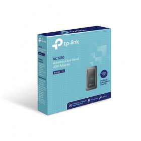 Адаптер Wi-Fi TP-Link. AC600 Dual Band Wireless USB 2.0 Adapter, 433Mbps at 5Ghz + 150Mbps at 2.4Ghz, 802.11ac/a/b/g/n, Адаптер Wi-Fi