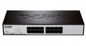 Коммутатор неуправляемый D-link DES-1016D (16 портов Ethernet 10/100 Мбит/сек, Auto MDI/MDIX) DES-1016D