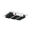 Вентиляторный блок TLK для напольных шкафов серий TFR, TFL, 6 вентиляторов, нижние решетки пластиков TLK-FAN6-F-GY