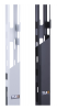Органайзер кабельный вертикальный, 42U, для шкафов шириной 800мм серий TFR, TFL и TFE, Ш93хВ1870хГ58 TLK-OV650C-42U-GY