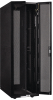ITK Шкаф серв. 19" 42U, 800х1000 мм пер. двухстворчатая перф. дверь, задн. перф. черный  (ч. 1 из 3) LS05-42U81-2PP-1