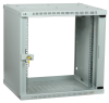 ITK Шкаф LINEA WE 15U 600x600мм дверь стекло серый LWE3-15U66-GF