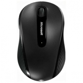 Мышь беспроводная Microsoft Wireless Mobile Mouse 4000 (4 клавиши, 1000 dpi, 2.4 Ггц, чёрная) D5D-00127