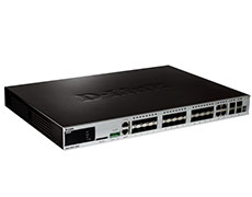 Управляемый коммутатор уровня 3 серии xStack с 20-портами SFP + 4 комбо-портами 10/100/1000Base-T/SF DGS-3620-28SC/B1AEI
