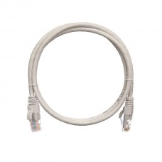 Коммутационный шнур NIKOMAX U/UTP 4 пары, Кат.5е (Класс D), 100МГц, 2хRJ45/8P8C, T568B, заливной, с  NMC-PC4UD55B-075-GY