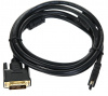 Кабель HDMI to DVI-D (19M -25M) 2м, 2 фильтра TV-COM <LCG135F-2M> VCOM. Кабель HDMI to DVI-D (19M -25M) 2м, 2 фильтра TV-COM <LCG135F-2M> LCG135F-2M