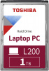 Жесткий диск Toshiba. HDD Toshiba SATA3 1Tb 2.5" L200 Slim 5400 128Mb HDWL110UZSVA