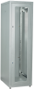 ITK Шкаф LINEA E 33U 600х800мм двери 2шт стек. и метал. чер. LE05-33U68-GM