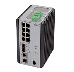 Ethernet-коммутатор MES3508, 8х10/100/1000Base-T, 2хcombo 10/100/1000Base-T/1000Base-X, L2, 20-70 VD MES3508
