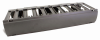 Кабельный органайзер NIKOMAX 19", 2U, глубина колец 150мм, пластиковый, с крышкой, черный NMC-OP150CV-2U-BK