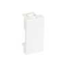 Вставка-заглушка NETLAN типа Mosaic 22,5x45мм, белая, уп-ка 10 шт. EC-IMH-0-WT-10