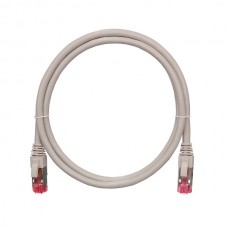 Коммутационный шнур NIKOMAX S/FTP 4 пары, Кат.6a (Класс Ea), 500МГц, 2хRJ45/8P8C, T568B, заливной, с NMC-PC4SA55B-030-GY