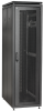 ITK Шкаф сетевой 19" LINEA N 28U 600х1000 мм перфорированные двери черный LN05-28U61-PP