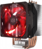 Кулер для процессора Cooler Master. Cooler Master Hyper H410R, 600-2000 RPM, 100W, 4-pin, Red LED fan, Full Socket Support RR-H410-20PK-R1