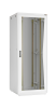 Напольный шкаф 19", 33U, перфорированная дверь, Ш600хВ1665хГ600мм, в разобранном виде, серый TFR-336060-PMMM-GY