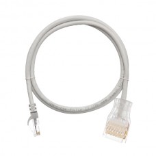 Коммутационный шнур NIKOMAX U/UTP 4 пары, Кат.5е (Класс D), 100МГц, 110-RJ45/8P8C, T568B, колпачок с NMC-PC4UD05B-010-GY