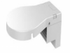 Настенный кронштейн, белый, для внутренних скоростных поворотных камер, пластик, 157×86×246мм DS-1695ZJ