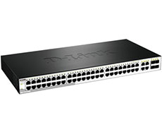 Управляемый коммутатор 2 уровня с 48 портами 10/100Base-TX и 4 комбо-портами 1000Base-T/SFP DES-1210-52/ME/C1A