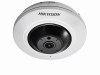 5Мп fisheye IP-камера c EXIR-подсветкой до 8м1/2.5" Progressive Scan CMOS; fisheye объектив 1.05мм;  DS-2CD2955FWD-I (1.05mm)