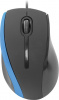 Defender #1 Проводная оптическая мышь MM-340 черный+синий,3 кнопки,1000 dpi 52344