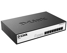 Неуправляемый коммутатор с 8 портами 10/100Base-TX с поддержкой PoE DES-1008P+/A1A