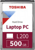 Жесткий диск Toshiba. HDD Toshiba SATA3 500Gb 2.5" L200 Slim 5400 8Mb HDWK105UZSVA