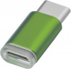 Greenconnect Переходник USB Type C на micro USB 2.0, M/F, Greenconnect, зелёный, GCR-UC3U2MF-Green GCR-UC3U2MF-Green