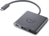 Адаптер - USB-C/2*USB-A с функцией зарядки Dell. Dell Adapter USB-C/2*USB-A with Power Delivery 470-AEGX