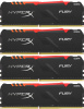 Память оперативная Kingston. Kingston 32GB 3600MHz DDR4 CL17 DIMM (Kit of 4) 1Rx8 HyperX FURY RGB HX436C17FB3AK4/32