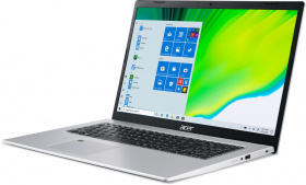 Ноутбук Acer. Acer Aspire 5 A517-52-323C  17.3"(1920x1080 (матовый) IPS)/Intel Core i3 1115G4(3Ghz)/8192Mb/256SSDGb/noDVD/Int:UMA/BT/WiFi/war 3y/2.14kg/silver/W10Pro + HDD upgrade kit