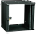 ITK Шкаф LINEA WE 12U 600x450мм дверь стекло черный LWE5-12U64-GF