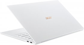Ноутбук Acer. Acer Swift 7 SF714-52T-73BF  14"(1920x1080 IPS)/Touch/Intel Core i7 8500Y(1.5Ghz)/16384Mb/512SSDGb/noDVD/Int:Intel HD/Cam/BT/WiFi/war 3y/0.89kg/White/W10Pro + кабель USB-C to PD/HDMI/USB-A, чехол