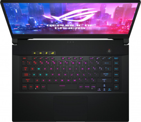 Ноутбук ASUS. ASUS ROG GU502LU-AZ106T Zephyrus XMAS 15.6"(1920x1080 (матовый, 240Hz) IPS)/Intel Core i7 10750H(2.6Ghz)/16384Mb/512SSDGb/noDVD/Ext:nVidia GeForce GTX1660Ti(6144Mb)/BT/WiFi/war 1y/1.9kg/Brushed Black/W10