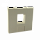 Лицевая розеточная панель на 1 Keystone (45x45мм) EX04-501 ExaLan  EX04-501