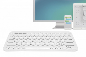Клавиатура Logitech. Logitech Keyboard K380 Dark Offwhite Wireless Bluetooth RTL, Multi-Device