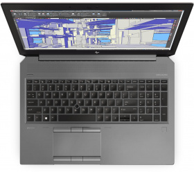 Ноутбук HP. HP ZBook 15 G6 15.6"(1920x1080)/Intel Xeon E-2286M(2.4Ghz)/65536Mb/1024PCISSDGb/noDVD/Ext:NVIDIA Quadro T2000(4096Mb)/90WHr/war 3y/2.6kg/silver/W10Pro