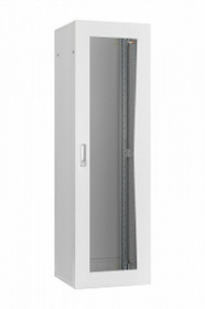 Напольный шкаф серии Lite 19", 33U, стеклянная дверь, Ш600хВ1567хГ800мм, в разобранном виде, серый TFI-336080-GMMM-GY