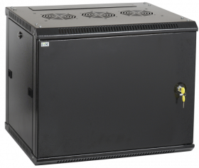 ITK Шкаф LINEA W 9U 600x450 мм дверь металл, RAL9005 LWR5-09U64-MF