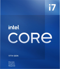 Боксовый процессор Intel. CPU Intel Socket 1200 Core I7-11700F (2.50GHz/16Mb) BOX (without graphics)