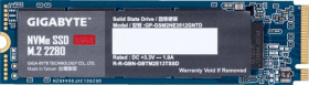 Твердотельный накопитель Gigabyte. GIGABYTE SSD 512GB, TLC, M.2 (2280), PCIe Gen 3.0 x4, NVMe, R1700/W1550 GP-GSM2NE3512GNTD
