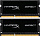 Память оперативная Kingston. Kingston 8GB 1600MHz DDR3L CL9 SODIMM (Kit of 2) 1.35V HyperX Impact Black HX316LS9IBK2/8